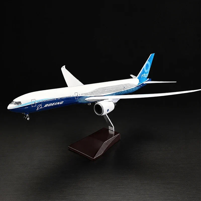 Boeing 777-9 Modell von Xairmodel mit klappbaren Flügelspitzen