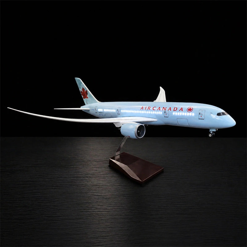 large scale Air Canada 787-8 Dreamliner model plane detailed aircraft display model