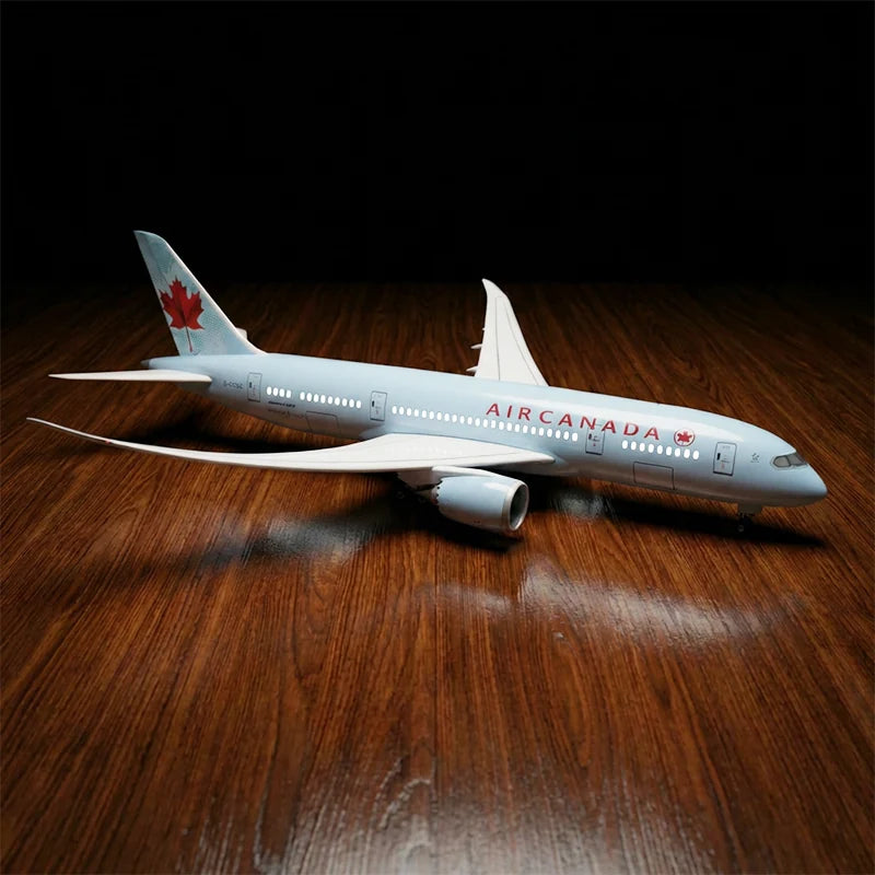 large scale Air Canada 787-8 Dreamliner model plane detailed aircraft display model