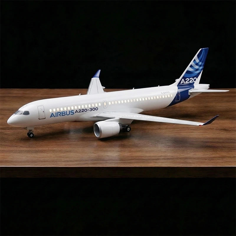 Airbus A220-300 Sammlerstück Modellflugzeug im Maßstab 1:100