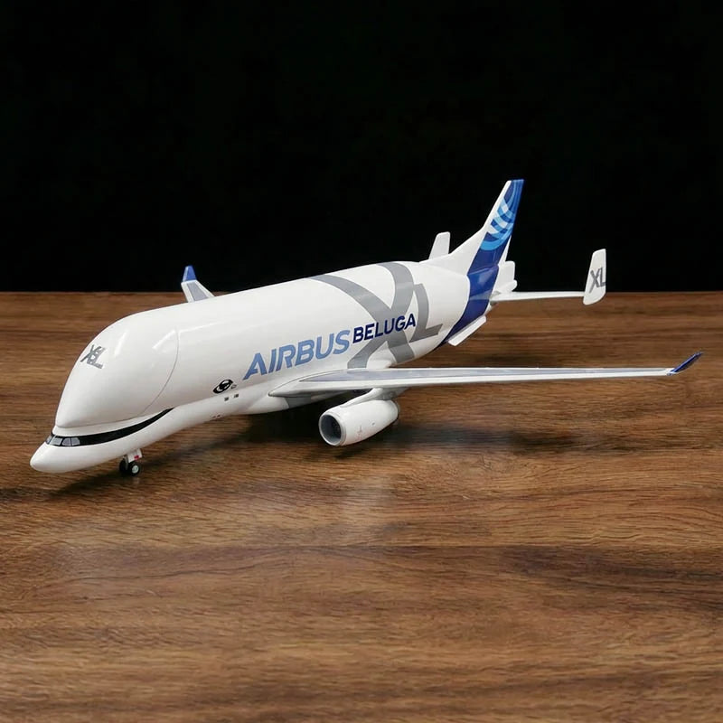 large scale Airbus Beluga XL model airplane 1:150 detailed aircraft display model