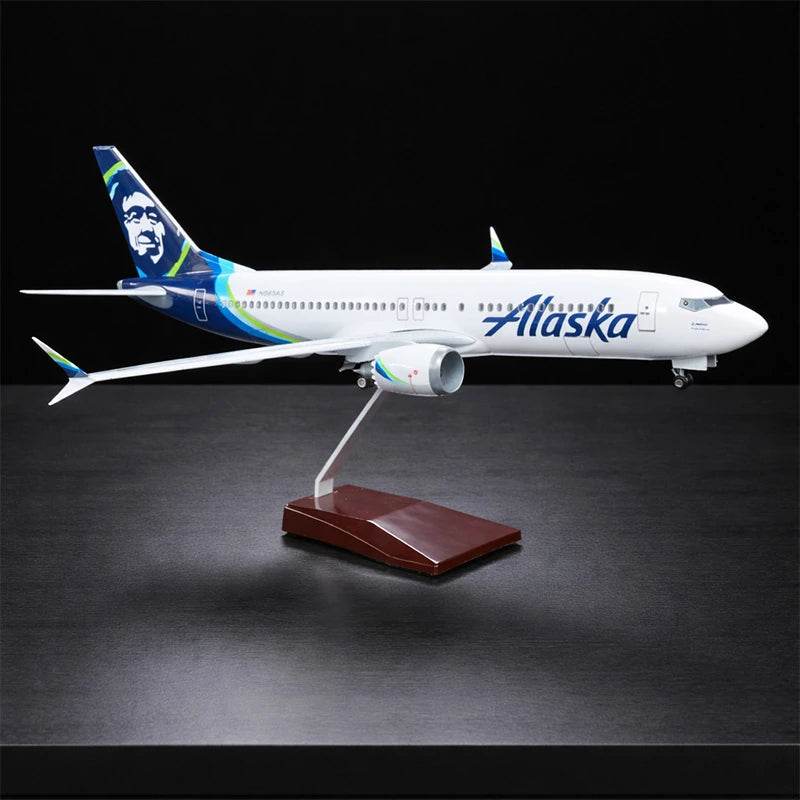 Alaska Airlines Boeing 737 MAX 9 Premium Flugzeugmodell im Maßstab 1:85