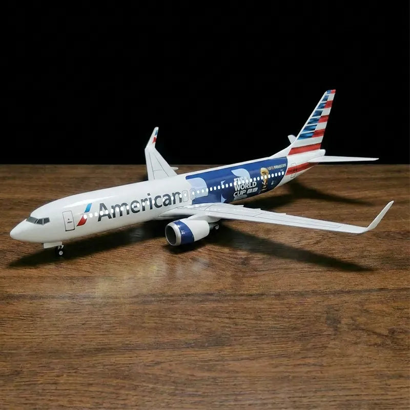 American Airlines Boeing 737-800 FIFA World Cup Model Airplane 1:85