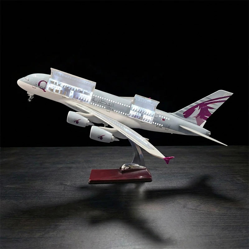 Qatar Airways A380 Model 1:160 – Luxury Diecast Aircraft Display