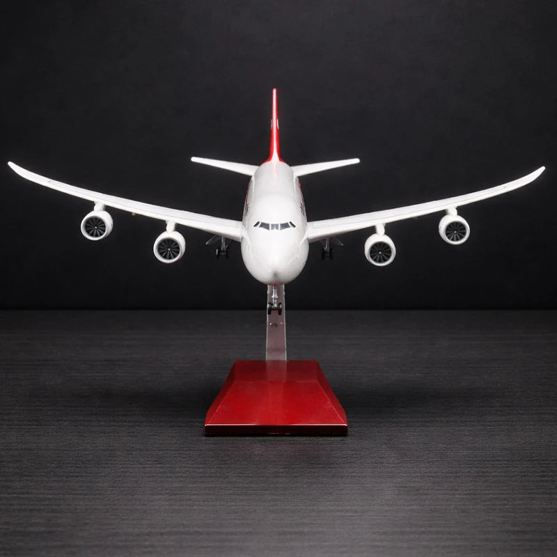 Virgin Atlantic Boeing 787-9 Dreamliner model aircraft 1:130 scale on display stand