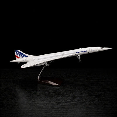 large scale Air France Concorde 1:125 model airplane F-BVFB with LED lights detailed aircraft display model