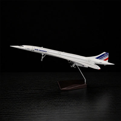 large scale Air France Concorde 1:125 model airplane F-BVFB with LED lights detailed aircraft display model