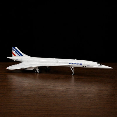 large scale Air France Concorde 1:125 model airplane F-BVFB with LED lights detailed aircraft display model