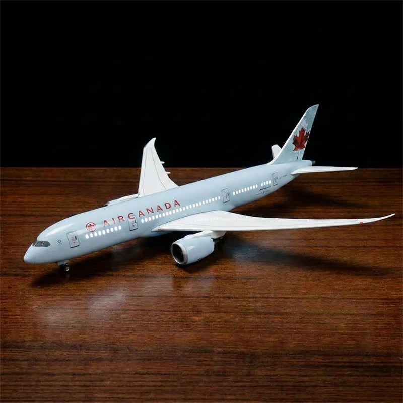 large scale Air Canada 787-8 Dreamliner model plane detailed aircraft display model