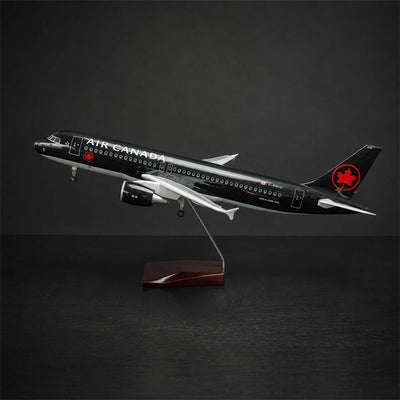 Air Canada Airbus A320-200 Model Airplane 1:80 Scale with LED Cabin Lights | Premium Display Model