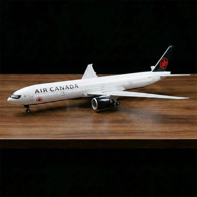 Air Canada Boeing 777-300ER model aircraft 1:157 scale on display stand