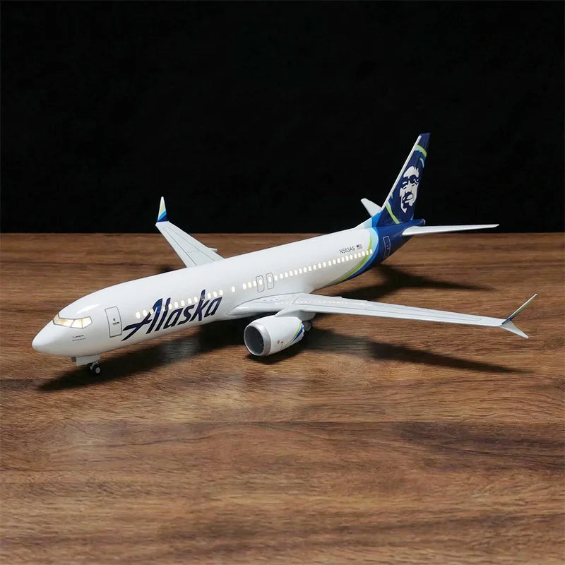 Alaska Airlines Boeing 737 MAX 9 Premium Flugzeugmodell im Maßstab 1:85