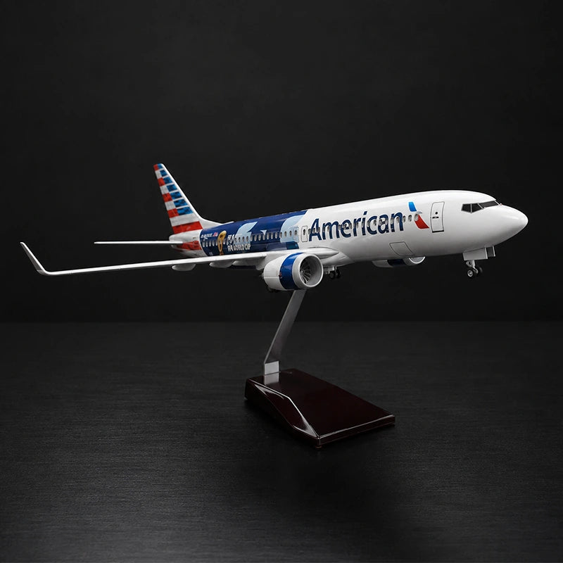 American Airlines Boeing 737-800 FIFA World Cup Model Airplane 1:85