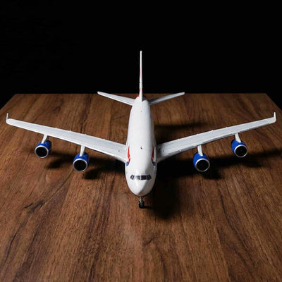large scale British Airways A380 model airplane 1:160 detailed aircraft display model