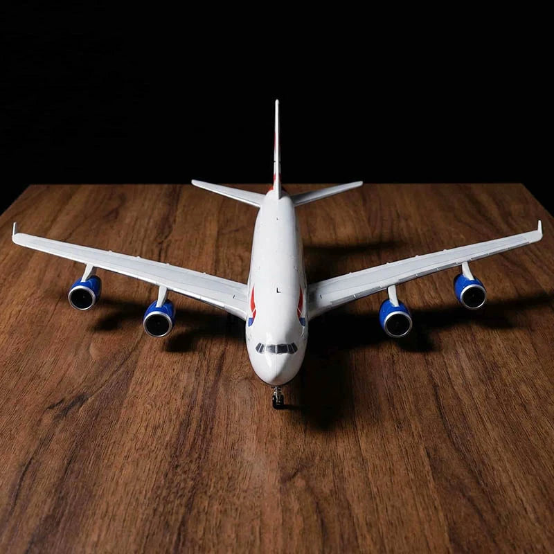 large scale British Airways A380 model airplane 1:160 detailed aircraft display model