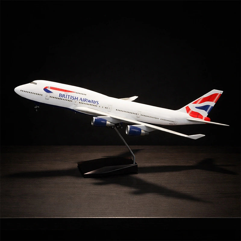 British Airways Boeing 747 1:150 Modellflugzeug zum Ausstellen in Premiumqualität