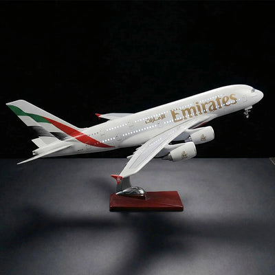large scale Emirates A380 model airplane 1:160 detailed aircraft display model