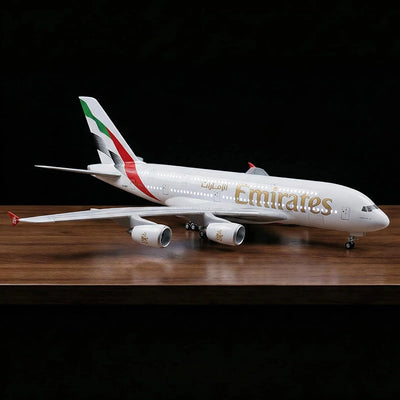 large scale Emirates A380 model airplane 1:160 detailed aircraft display model