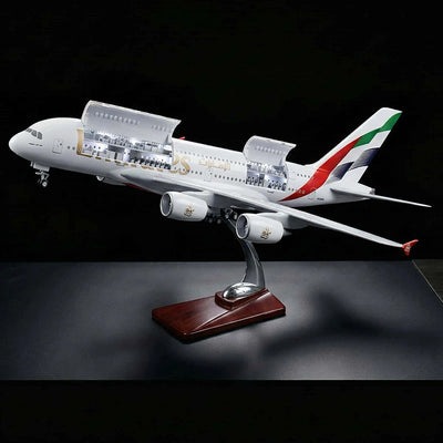 large scale Emirates A380 model airplane 1:160 detailed aircraft display model