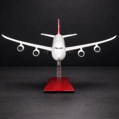 Virgin Atlantic Boeing 787-9 Dreamliner model aircraft 1:130 scale on display stand